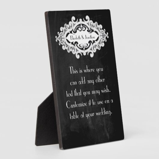 Vintage Edwardian Wedding Fotoplaat (Zijkant)