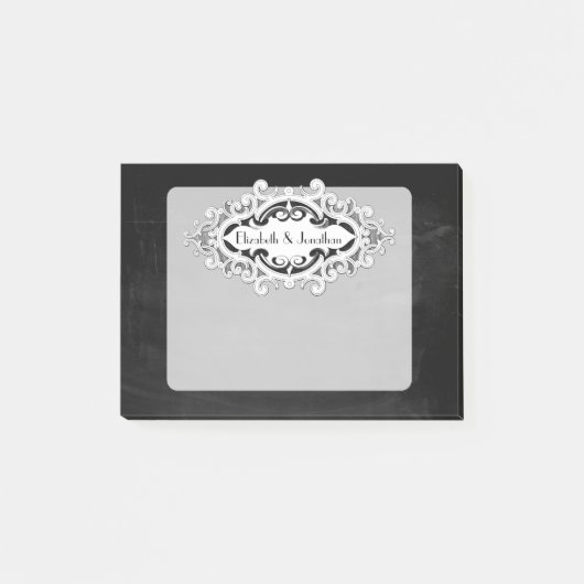 Vintage Edwardian Wedding Post-it® Notes (Voorkant)