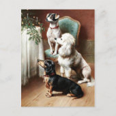 Vintage - Een Kerstcadeau Feestdagenkaart (Voorkant)