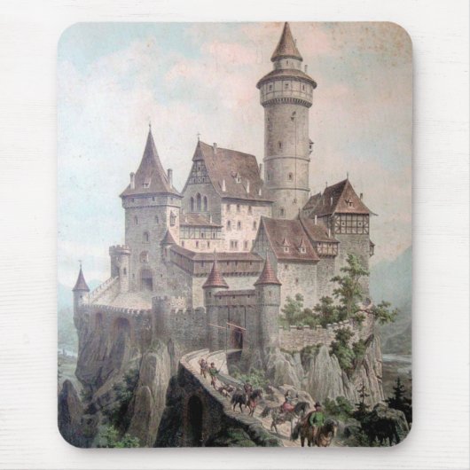 Vintage - Een mooi oud kasteel Muismat (Voorkant)