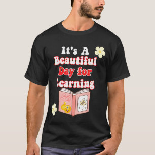 Vintage Een mooie dag om terug te leren naar schoo T-shirt