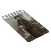 Vintage - een sterke vrouw heeft me opgevoed, magneet (Rechterzijde)