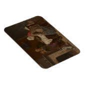 Vintage Een versleten lithograaf vragen Magneet (Rechterzijde)