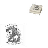 Vintage Eenhoorn, Fantasie Aangepaste Ex Libris, B Rubberstempel (Gestempeld)