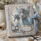 Vintage Eenhoorn & Winterfee Bloemendecoupage Tissuepapier