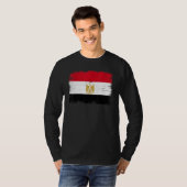 Vintage Egypt Flag Egyptian Independence Day T-shirt (Voorkant volledig)