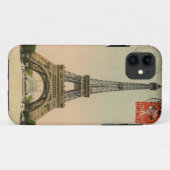 Vintage Eiffeltower - Briefkaart Case-Mate iPhone Case (Achterkant (horizontaal))