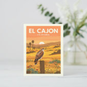 Vintage El Cajon California Briefkaart (Staand voorkant)