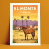 Vintage El Monte California Briefkaart