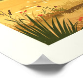 Vintage El Monte California Poster (Hoek)