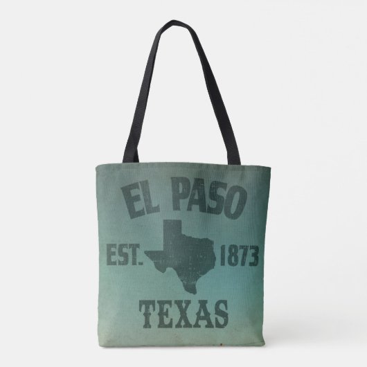 Vintage El Paso Texas Canvas tas (Achterkant)