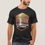 Vintage El Yunque National Forest Puerto Rico T-shirt<br><div class="desc">El Yunque National Forest vectorkunstwerk. El Yunque National Forest is een tropisch regenwoud in het noordoosten van Puerto Rico.</div>