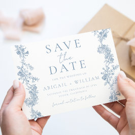 Vintage Elegance: Classic Luxury Wedding Save The Date