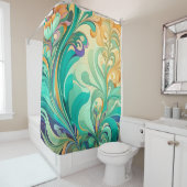 Vintage Elegance Douchegordijn (In situ)