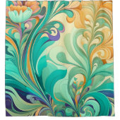 Vintage Elegance Douchegordijn (Voorkant)