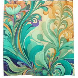 Vintage Elegance Douchegordijn