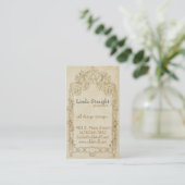 Vintage Elegance Visitekaartje (Staand voorkant)