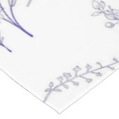 Vintage Elegant Blue Floral Pattern Spring Tafelkleed (Gekanteld)