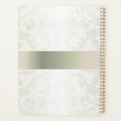 Vintage Elegant, Chic, Kant, Meisjes Silhouet Planner (Achterkant)