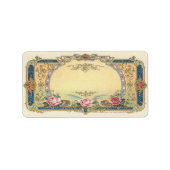 Vintage Elegant French Country Address Etiket (Voorkant)