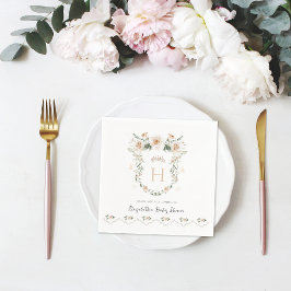 Vintage Elegant | Kleine Prinses Baby Shower Servet