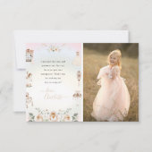 Vintage Elegant | Kleine prinses bedankt (Voorkant)