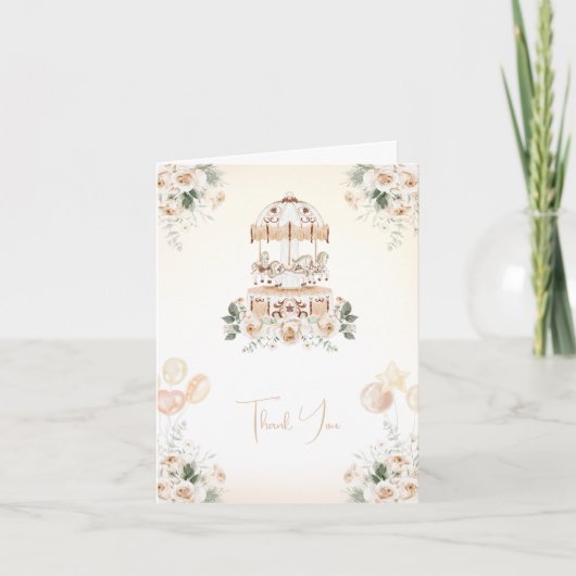 Vintage Elegant | Kleine prinses bedankt (Voorkant)