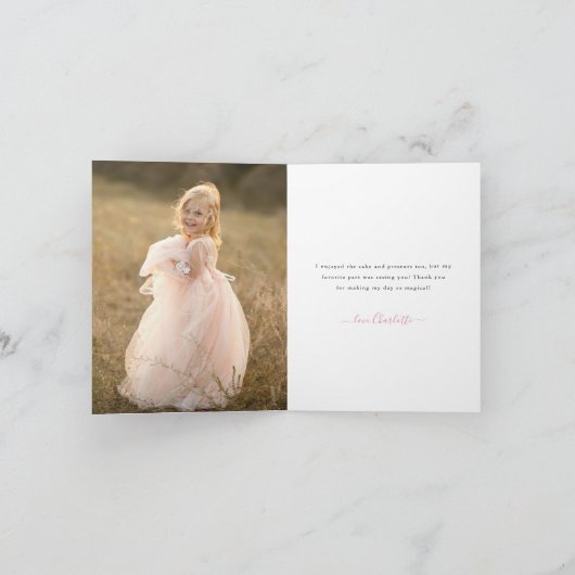 Vintage Elegant | Kleine prinses bedankt (Binnen)