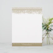 Vintage Elegant Letterhead Briefhoofd Ontwerp (Staand voorkant)