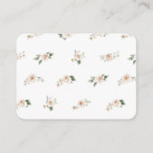 Vintage Elegant | Little Princess Diaper Raffle Informatiekaartje (Achterkant)