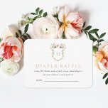Vintage Elegant | Little Princess Diaper Raffle Informatiekaartje<br><div class="desc">Deze schattige Daper Raffle Tickets zijn de perfecte Baby shower activiteit! Neem eenvoudig één samen met uw Uitnodiging van het Baby shower op. De gasten gaan hun naam in op de Diaper Raffle Ticket en halen een pak luiers (om het even welke grootte) voor een kans om een prijs te...</div>