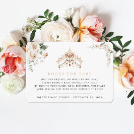 Vintage Elegant | Verzoek om cadeautje voor kleine Informatiekaartje