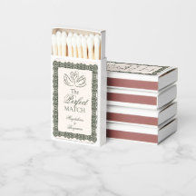 Vintage Elegante Olijfgroene & Ivoor Witte Kanten 