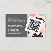 Vintage Elegante Retro – Modern Visitekaartje (Achterkant)