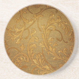 Vintage, elegante, rustieke gouden, Victoriaans, Zandsteen Onderzetter