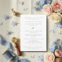 Vintage Elegante Zachte Bloemrijke Regency Trouw 