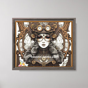 "Vintage Elegantie" Canvas Afdruk