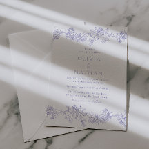 Vintage Elegantie: Lila Bloemige Bruiloft