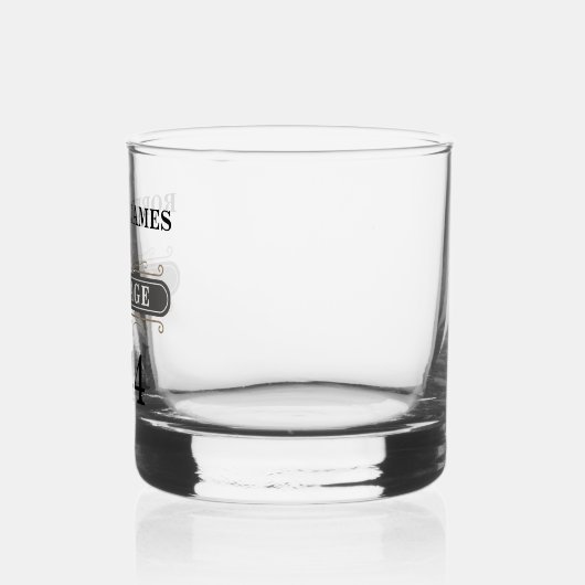 Vintage Elke dag Whisky Glas (Links)