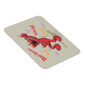 Vintage Elmo Hee-hee. Magneet (Rechterzijde)