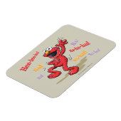 Vintage Elmo Hee-hee. Magneet (Linkerzijde)