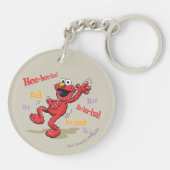 Vintage Elmo Hee-hee. Sleutelhanger (Achterkant)