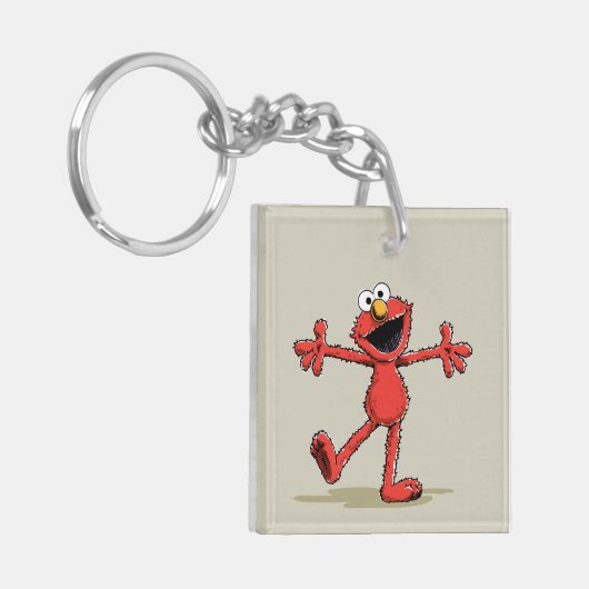 Vintage Elmo Sleutelhanger (Voorkant Links)