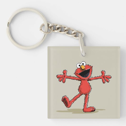 Vintage Elmo Sleutelhanger (Voorkant)