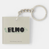 Vintage Elmo Sleutelhanger (Achterkant)