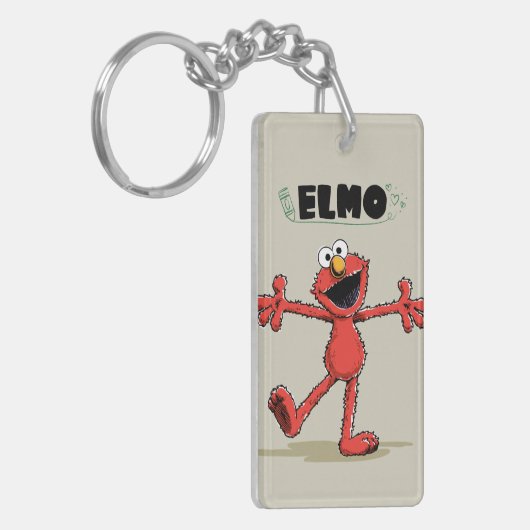 Vintage Elmo Sleutelhanger (Voorkant Links)