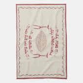 Vintage Embroided Challah Hoesje Theedoek (Verticaal)