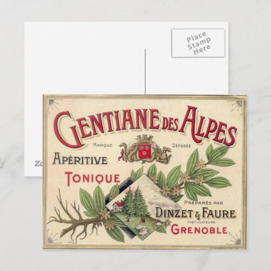 Vintage en Briefkaart (Voorkant / Achterkant)