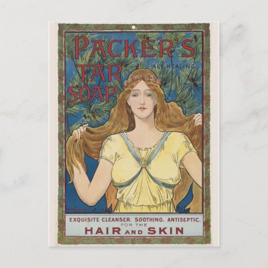Vintage en grafisch Briefkaart (Voorkant)