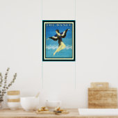 Vintage en het dansmagazine Poster 16 x 20 (Keuken)